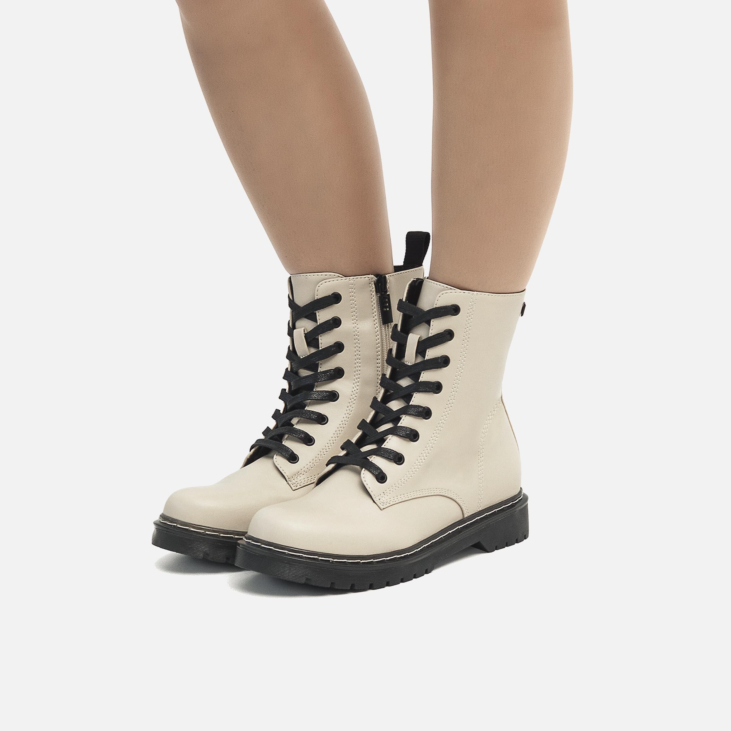 Botas militares mujer negras outlet